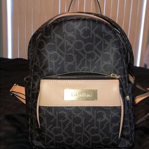 Calvin Klein leather mini backpack